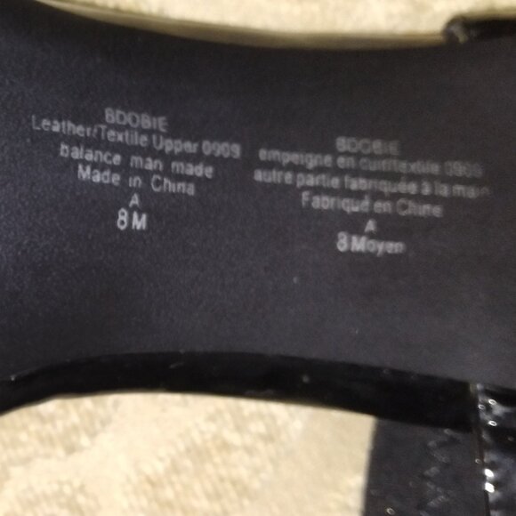 Elegant Black High Heels Sandals, Bandolino, Size - 8 M - Picture 3 of 7